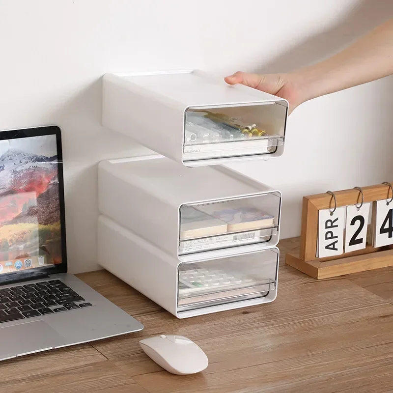 Transparent Desktop Storage Box, Portable Storage Cabinet | Inspire Uplift