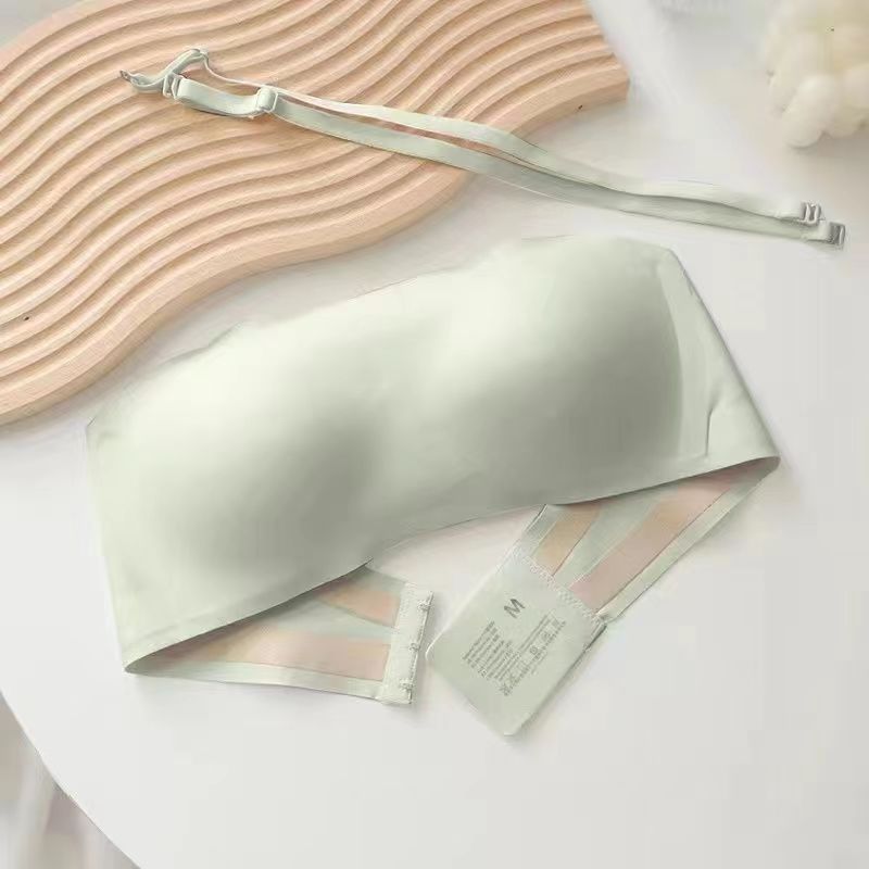 Sexy Seamless Tube Top Bra, Invisible Strapless Bras for Women, Thin Non-Slip Push-Up Bralette, Wireless Female Lingerie