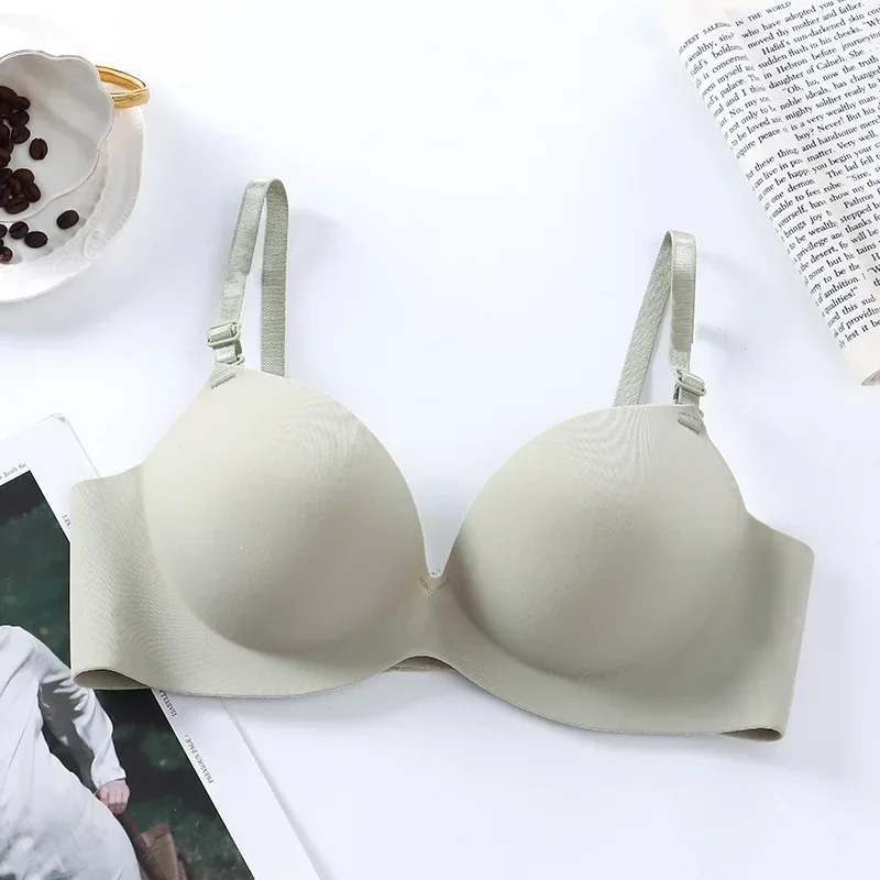 Women Seamless Bra Sexy Push Up Bralette, No Wire, Breathable, Wireless Lingerie for Students and Girls