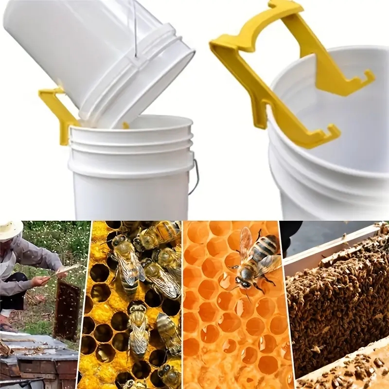 Plastic Bee Honey Bucket Holder, Beekeepers Tool Rack Frame | Inspire ...