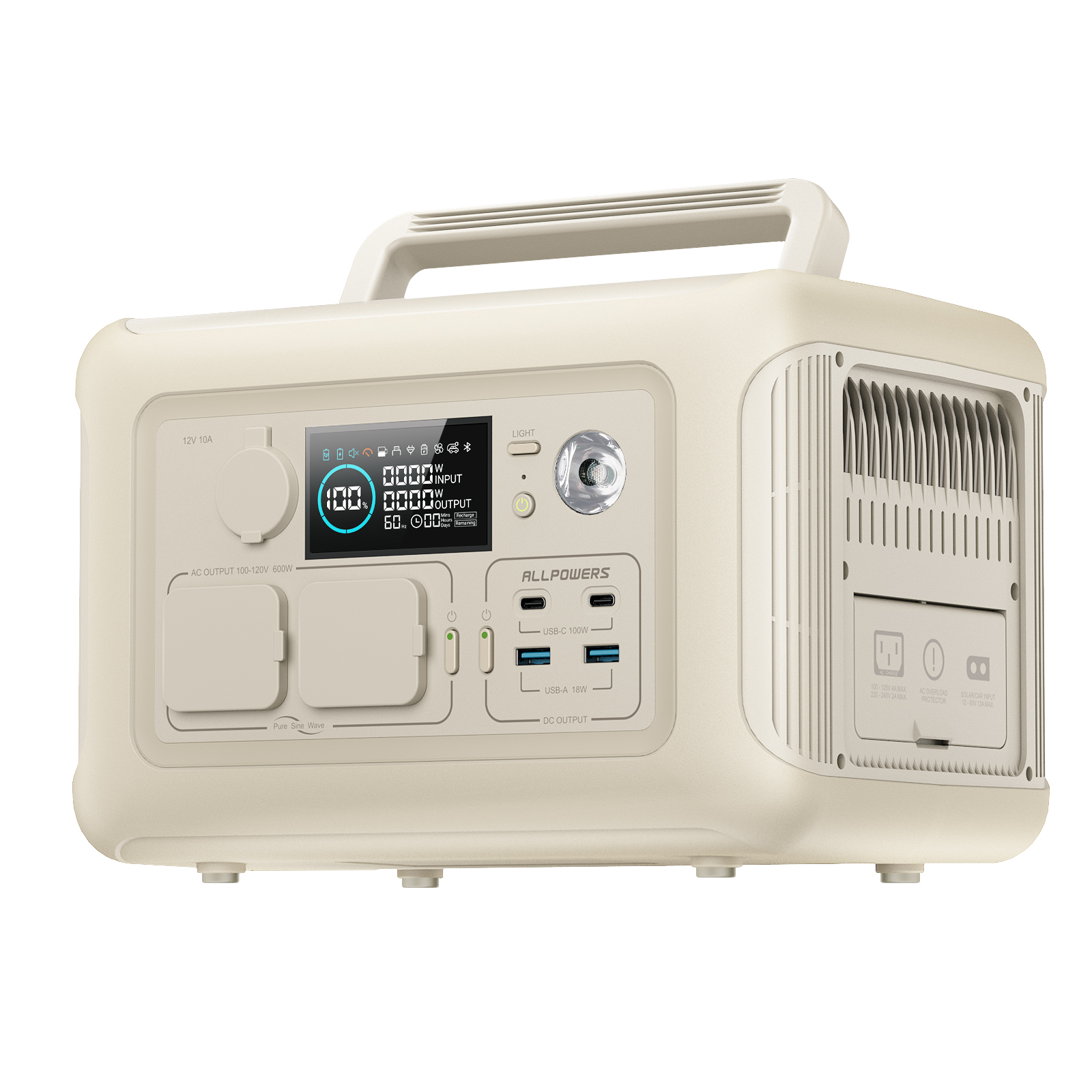 Portable Generator, Powerstation with AC Outlets, LiFe Battery for Home, Tents, Outdoor, RV Camping