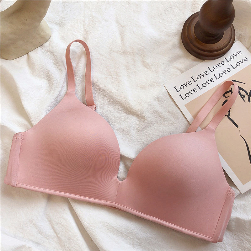 Ice Silk Bra for Women, Wireless Comfort, Sexy Push Up Underwear, Seamless Bralettes Lingerie