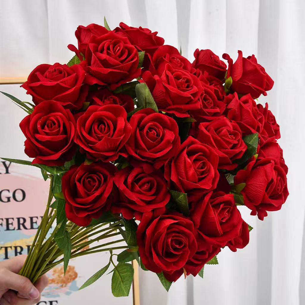 Artificial Red Roses for Wedding & Home Decor - Realistic Fa | Inspire ...