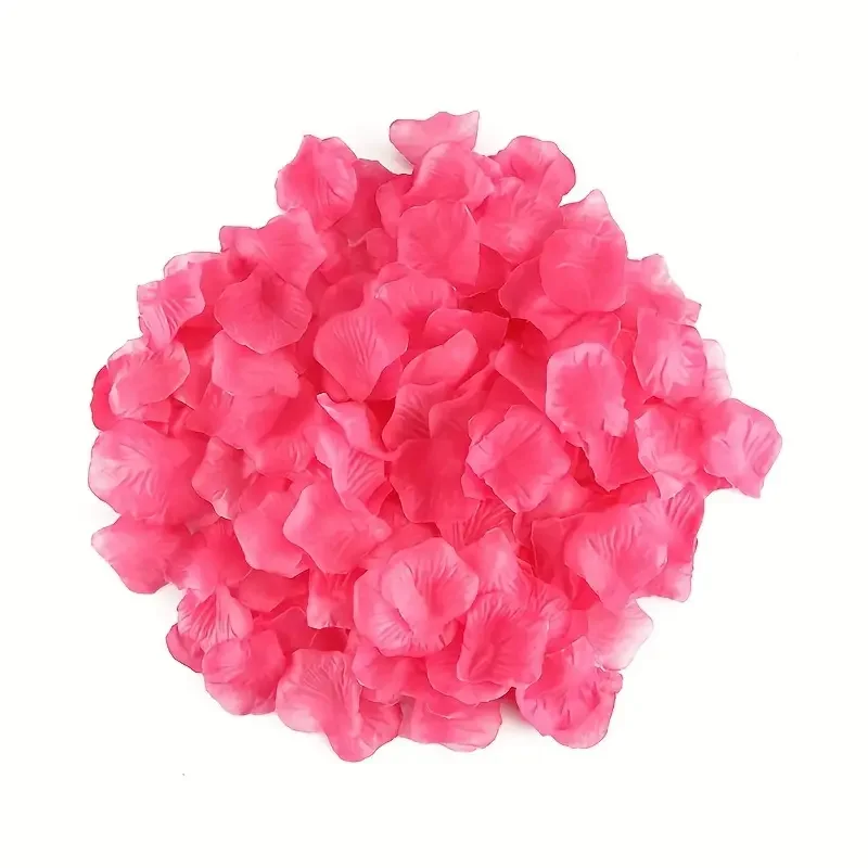 Multicolor Artificial Fake Rose Red Roses Silk Fake Flowers Petals for Valentine's Day, Wedding, Party Favors, Romantic