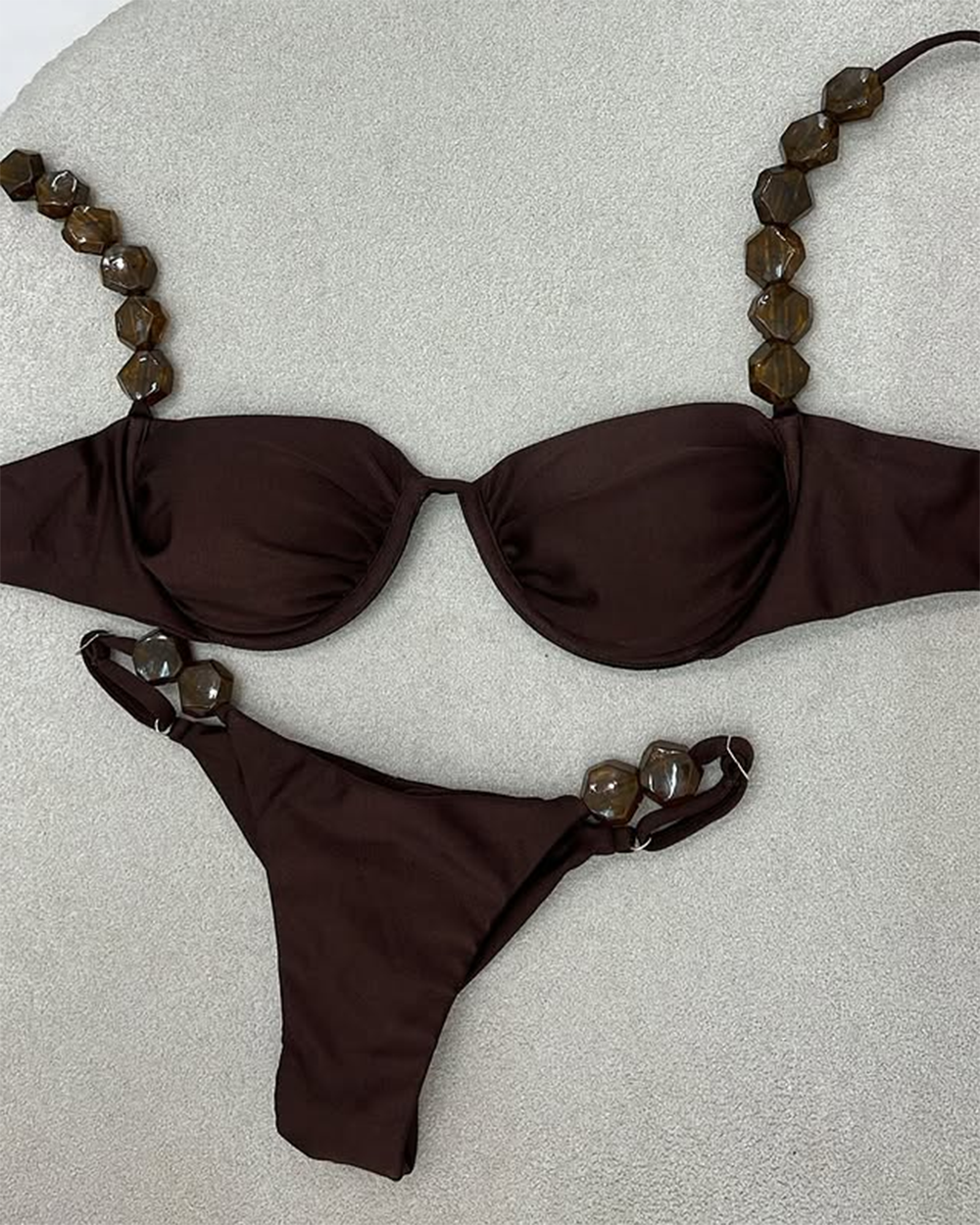 Sexy Bikini Set High Waist Golden Printed Women Swimwear Push Up Bikinis Swimsuit