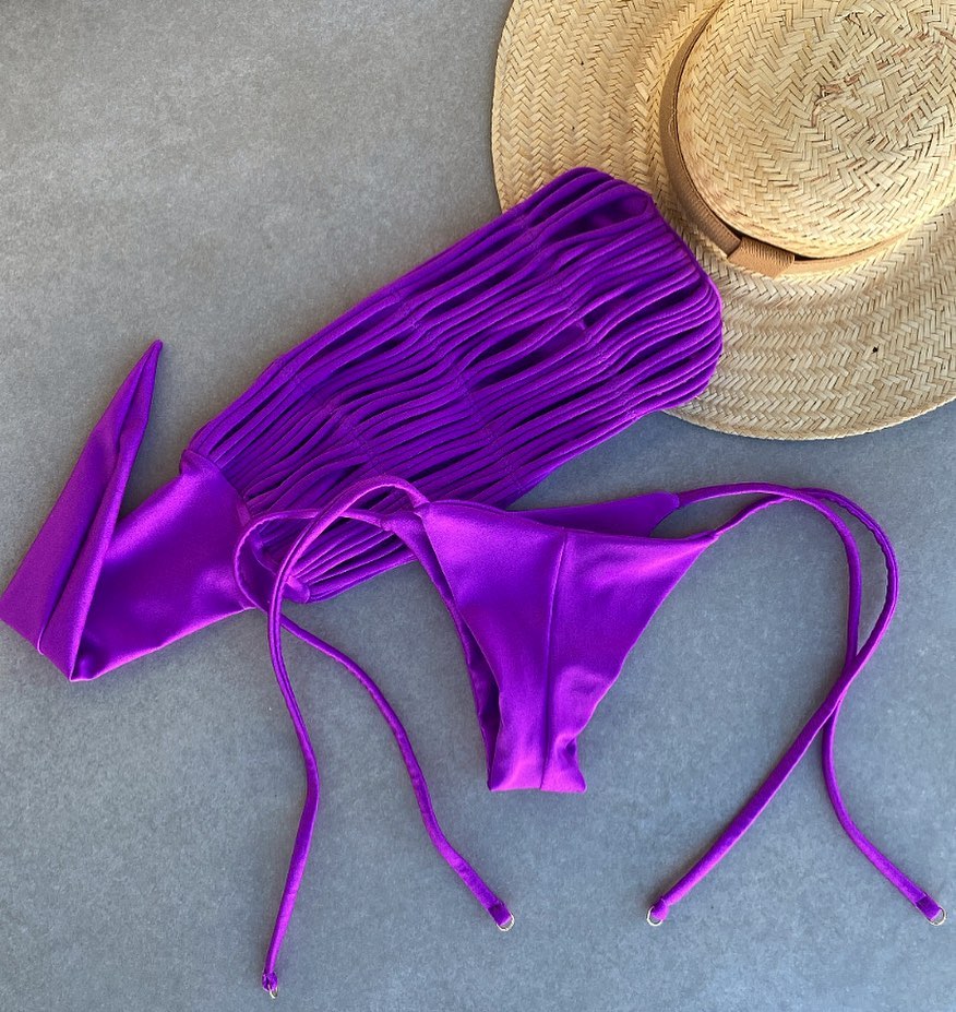 New Bandage Stripes Brazilian Bikini Swimsuit Two Piece Wome | Inspire ...