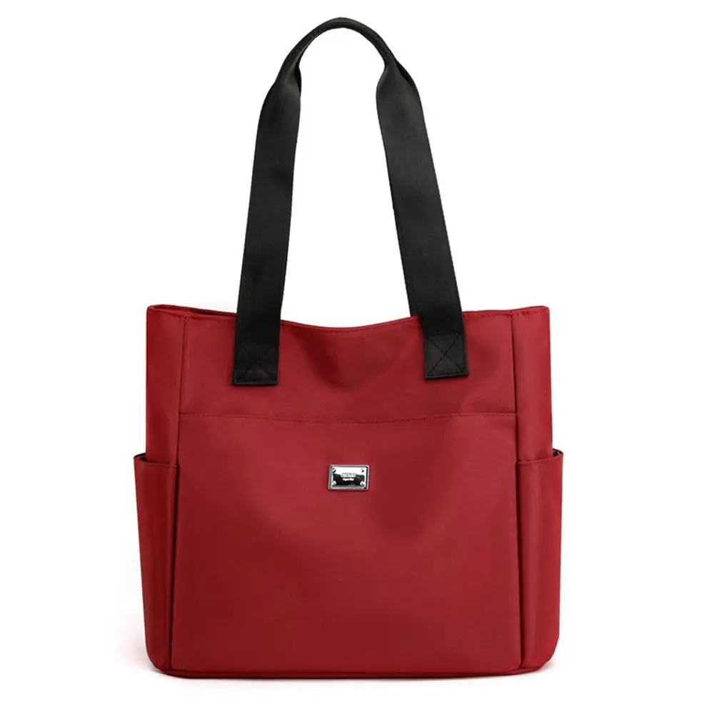 High Quality Large Capacity Handbag Tote Bags, Lightweight Waterproof Nylon Shoulder Bag for Work, School, and Travel