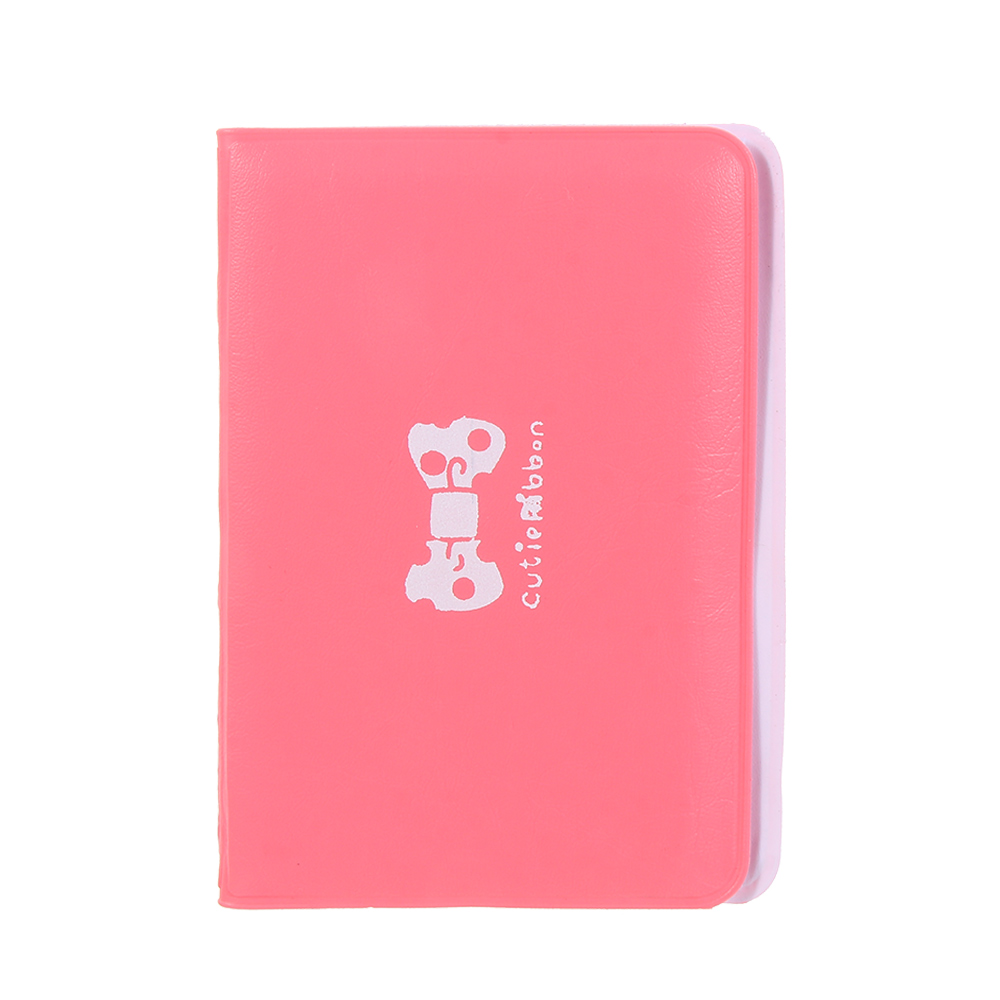 PVC Ladies Card Holder with Bow Knot, Portable Card Bag ID Holder Storage