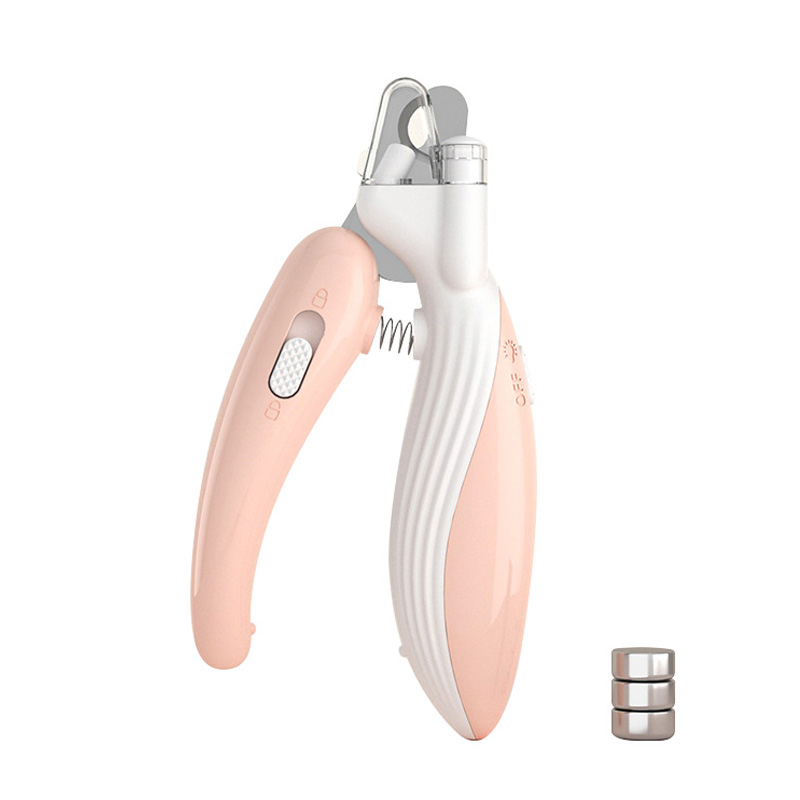 Professional Pet Claw Grooming Scissors, LED Nail Clippers for Dogs, Cats, and Small Animals