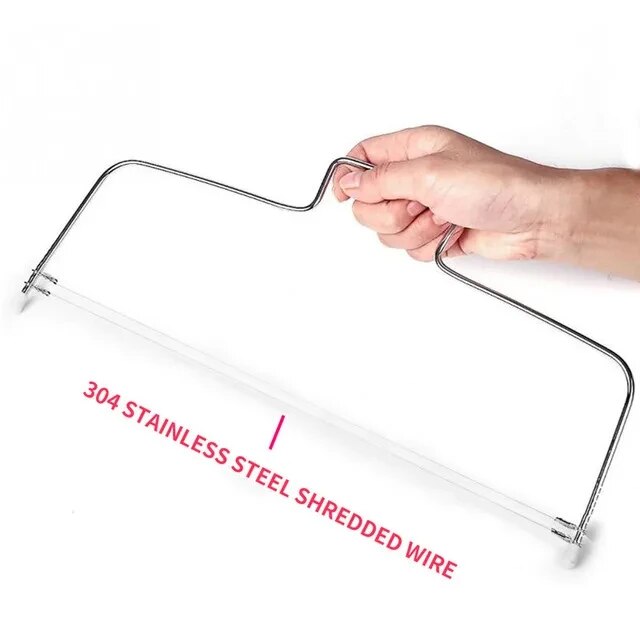 Adjustable Height Line Cake Cut Slicer, Stainless Steel Cake Decorating Mold for DIY Bakeware