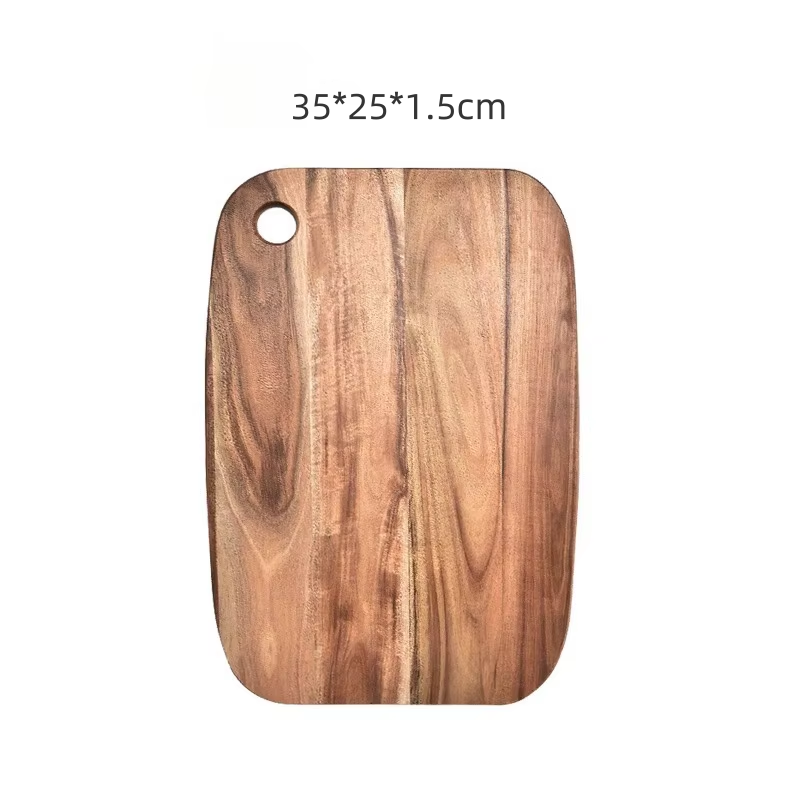 Acacia Wood Cutting Board, Multi-Use Portable Kitchen Cutter for Meat, Vegetables Fruit Slicing