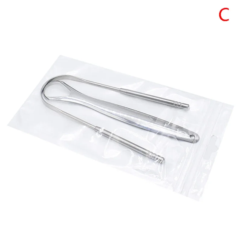 High Quality Stainless Steel Tongue Scraper Cleaner for Fresh Breath and Oral Hygiene