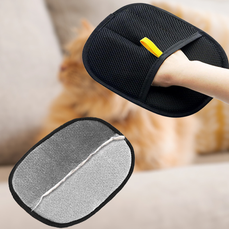 Pet Hair Removal Gloves, Double-Sided Bristles, Multifunctional for Carpets, Sofas, and Clothes