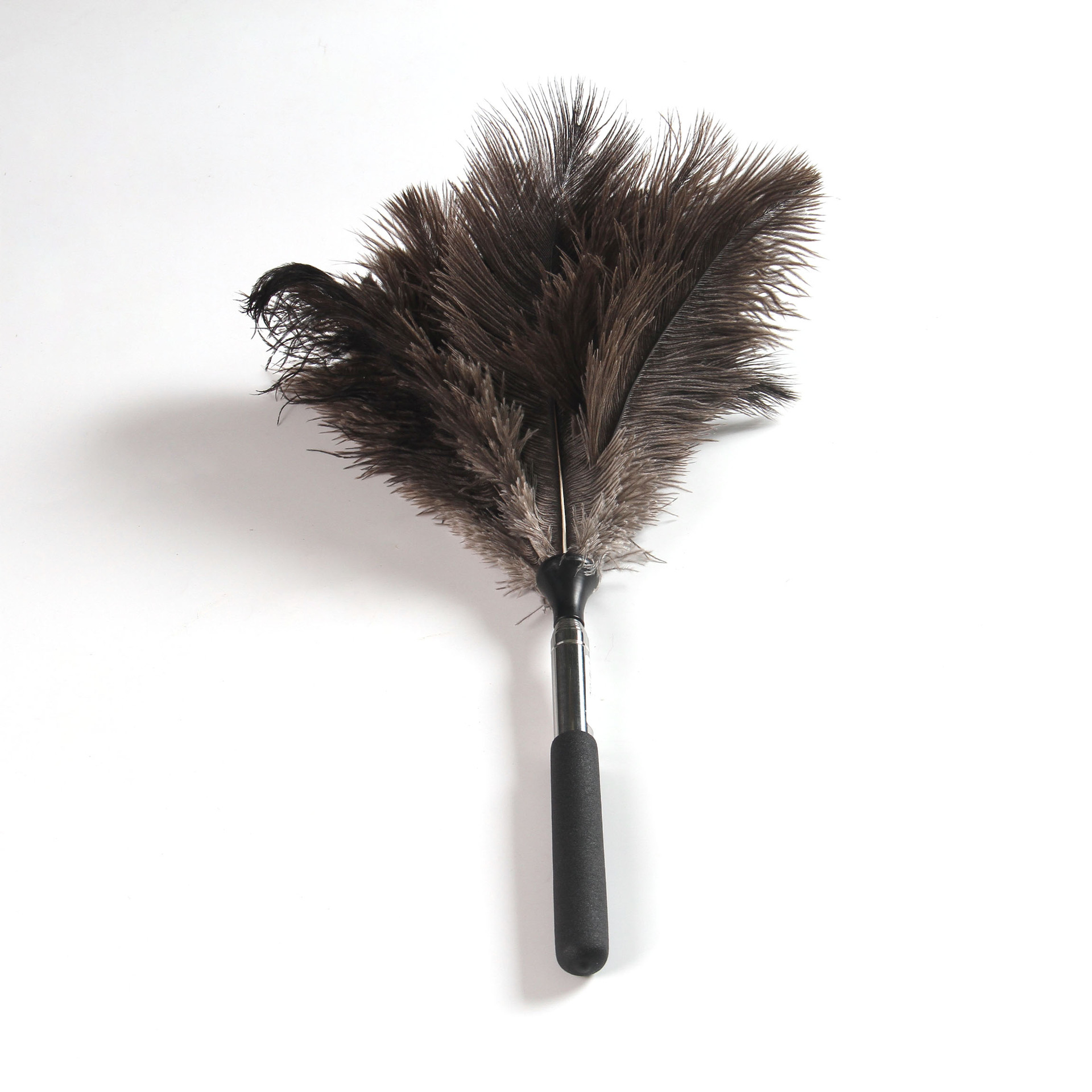 Long Handle Ostrich Hair Dust Duster, Anti-static Household Cleaning Brush for Desktop and Furniture