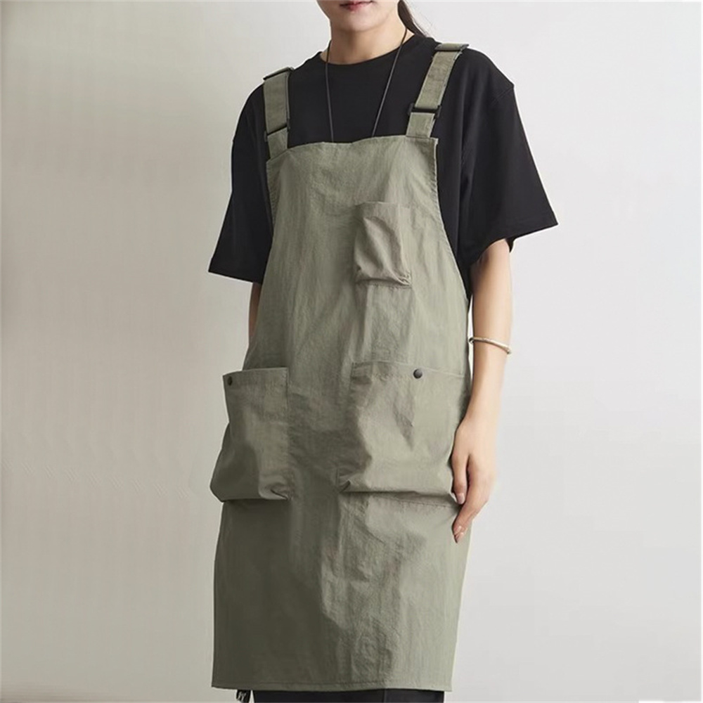 Waterproof Apron for Outdoor Barber, Coffee Shop, Unisex Kitchen Workwear Apron