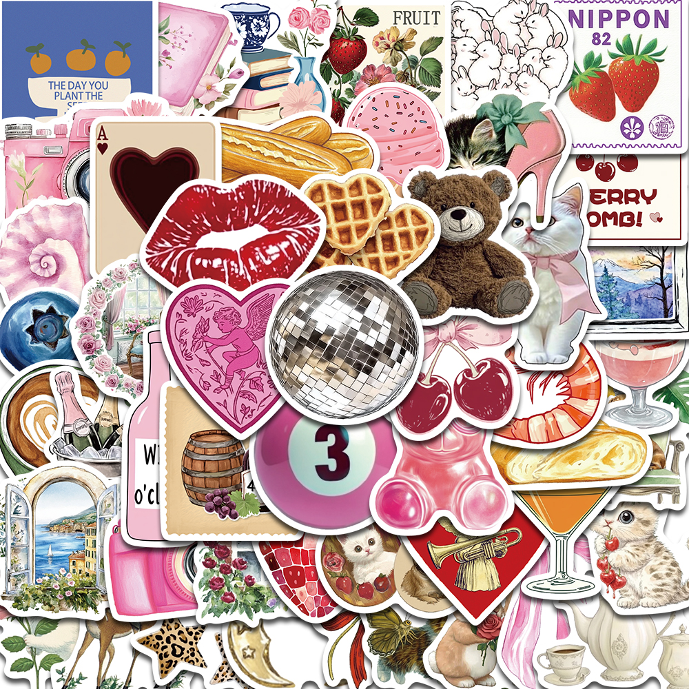 Aesthetic Harajuku Laptop & Wall Stickers Set for Creative Decor