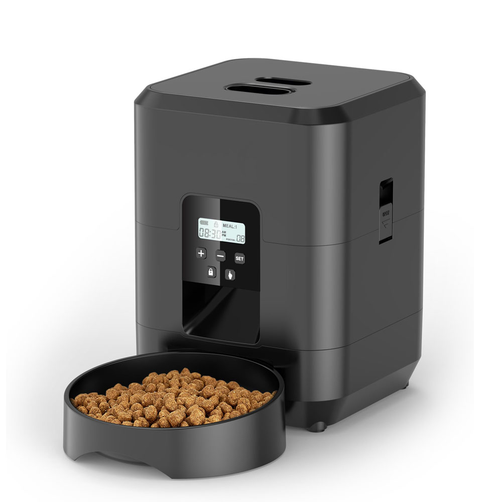 Smart Pet Feeder for Dogs CatsAutomatic Timed Food Dispenser with Slow Feed Feature