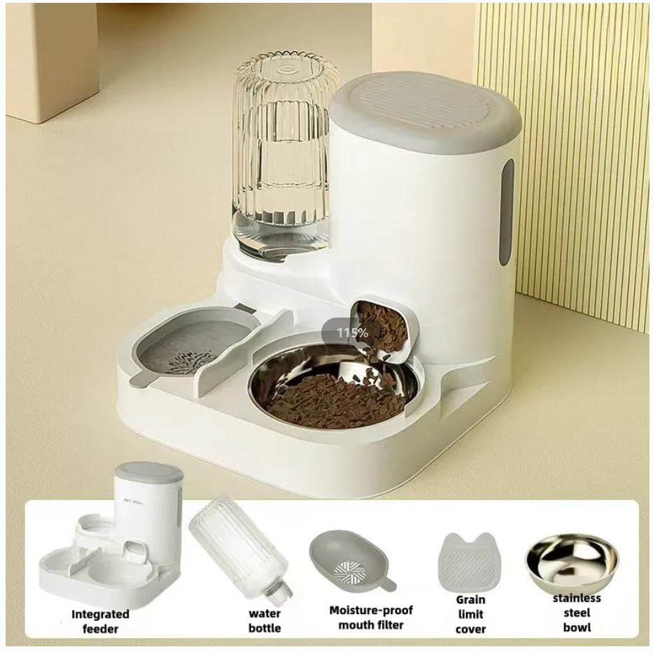 Premium Automatic Pet Feeder and Water Dispenser for Cats Small Dogs