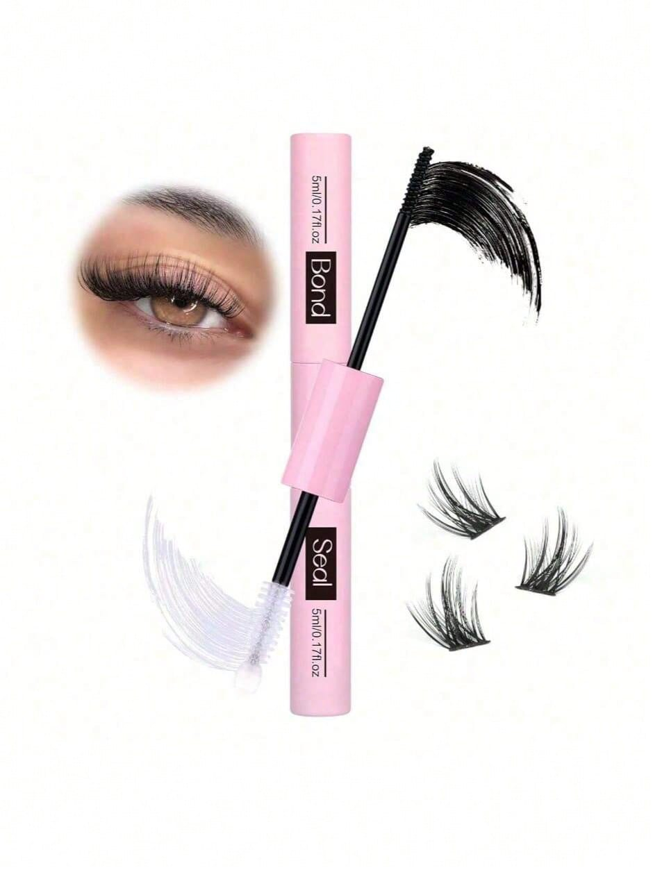 Cluster Lash Bond and Seal Glue Long Lasting Eyelash Extension Adhesive for Lash Clusters and False Lashes