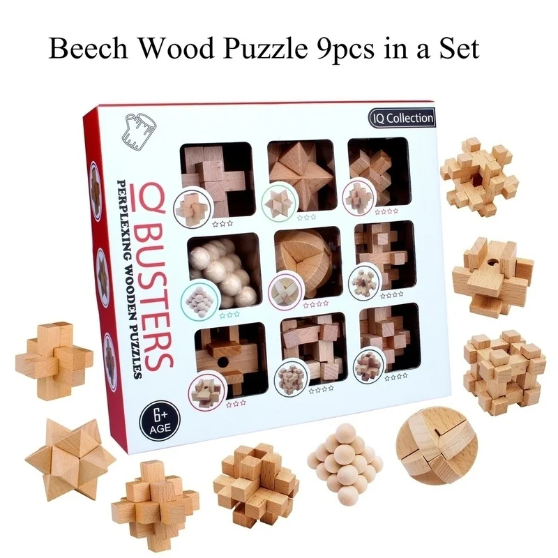 Complex Lock Toy Luban Lock Educational Toy Set for Kids Puzzle for Student | Inspire Uplift