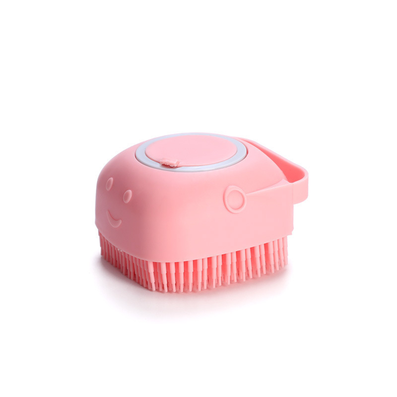 Soft Silicone Pet Bathing Brush Massager for Dog and Cat Grooming
