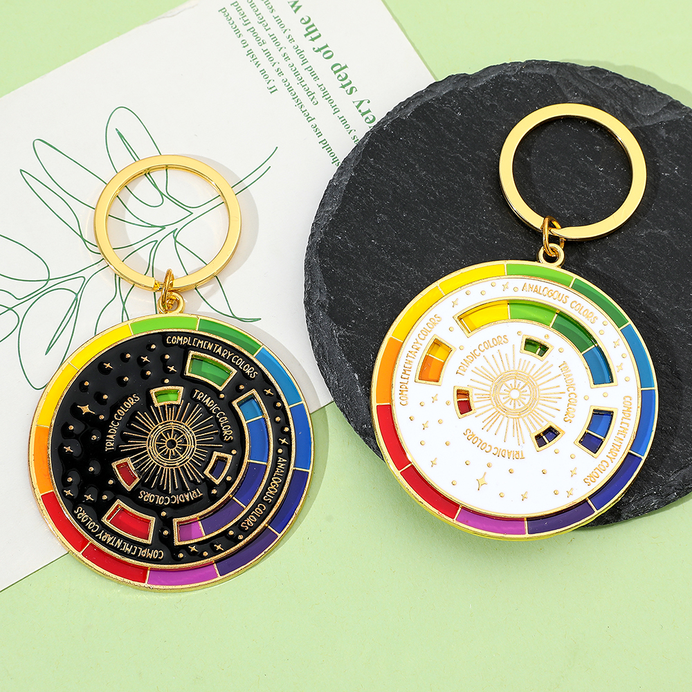Color Wheel Keychain for Artists – Interactive Art Gift | Inspire Uplift