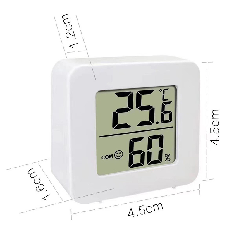 LCD Digital Thermometer Hygrometer for Home Accurate Indoor Temperature and Humidity Meter Sensor with Weather Station