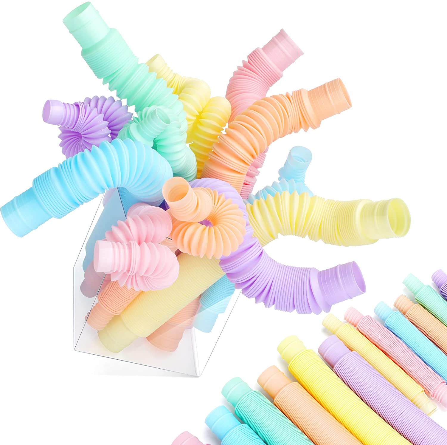 Mini Pop Tube Sensory Fidget Toy - Stress Relief & Education | Inspire ...