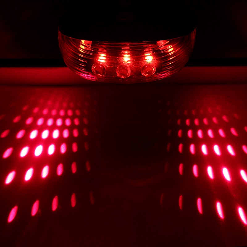 Bicycle LED Laser Safety Tail Light for Cycling Waterproof MTB Rear Warning Taillight