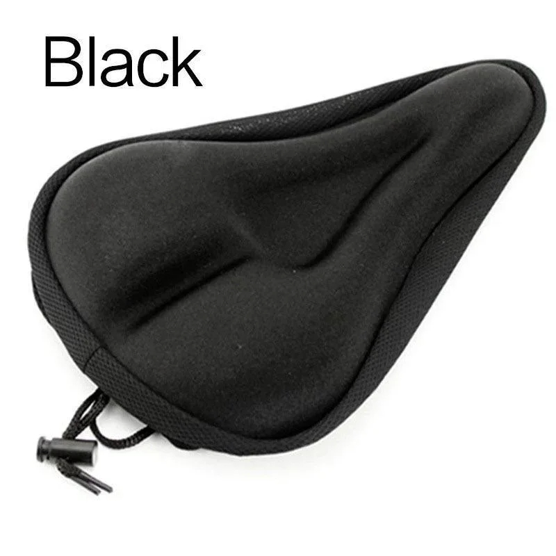 Bicycle Saddle Cover Padded Gel Foam Cushion for Comfortable Mountain Road Bike Seats