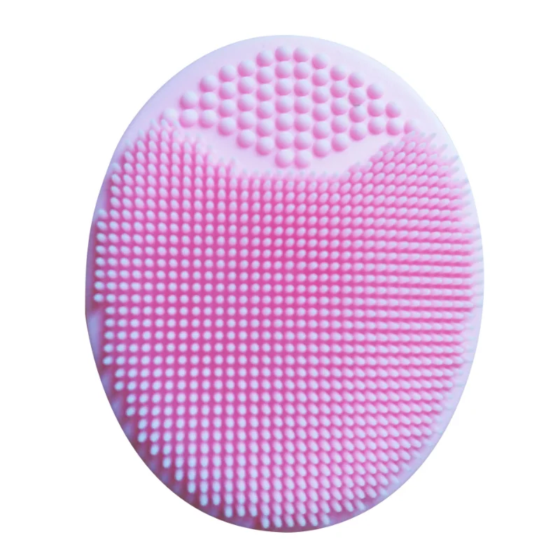 Infant Bathing Soft Silicone Boys Kids Shower Brush Head, Silicone Shampoo Brush for Baby Hair Washing Massage Wipe Comb