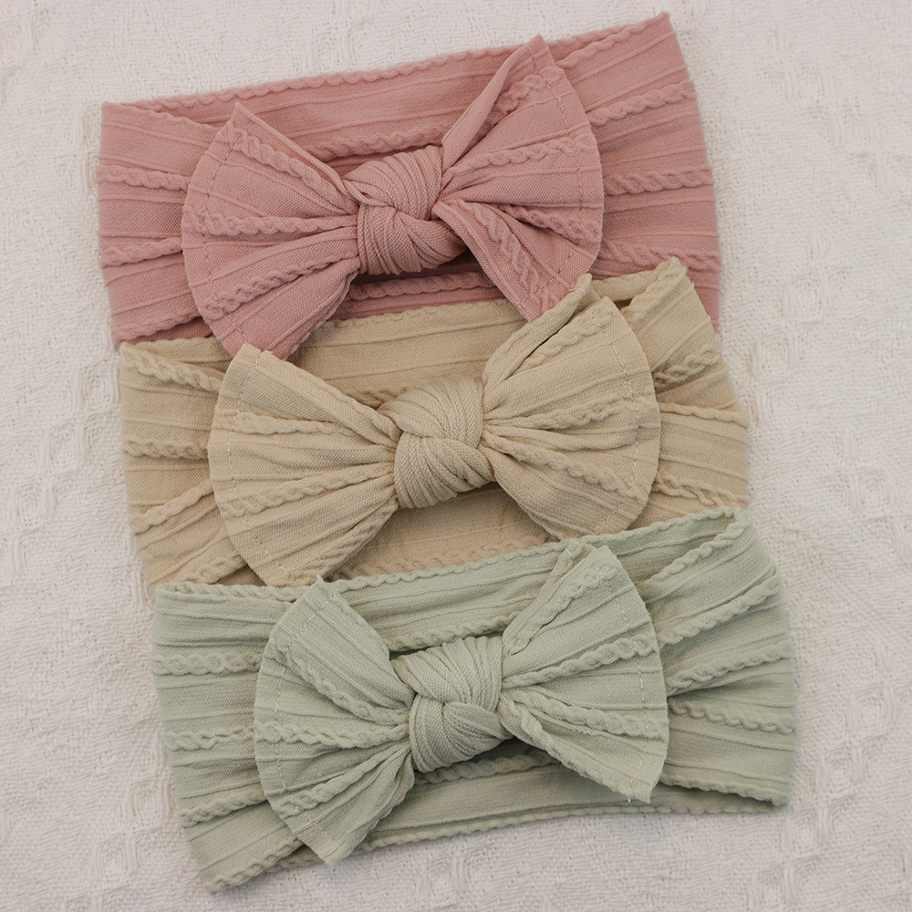 Infant Hair Accessories, Baby Girl Headbands Lot, Elastic Hair Bands, Newborn Gift Bows, Kids Turban Headband Set