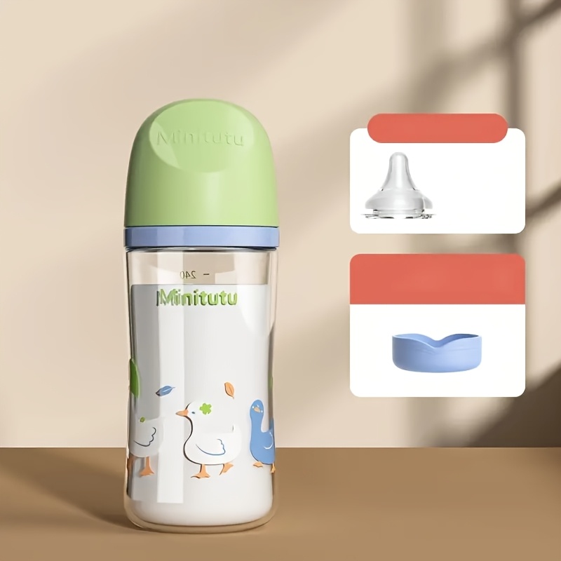 Breast Milk Supplement Glass Bottle, Newborn Feeding Bottle, Water Formula Bottle for Baby Toddlers Infants Nourishing