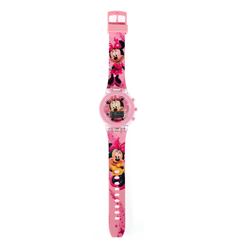 Cartoon Hello Kitty Spiderman Kids Watches For Boys Mickey Children Watch Student Clock Gifts