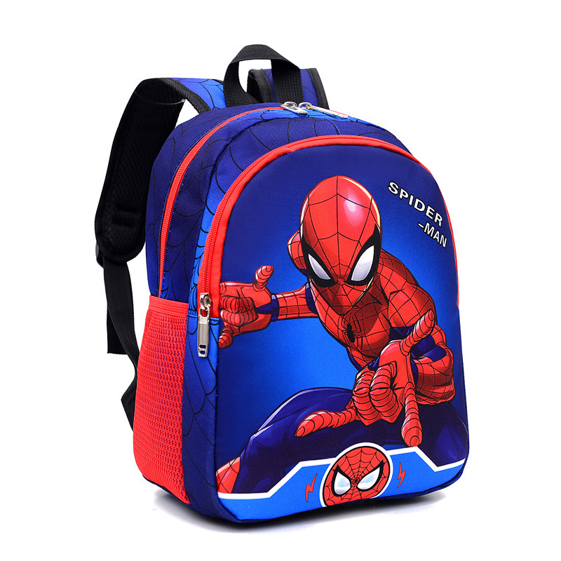 Spider-Man Cartoon Schoolbag for Boys Disney Marvel Series Backpack