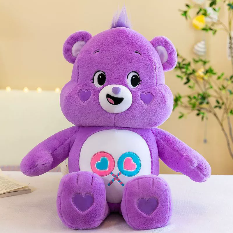 Lovely Care Bear Plush Toy, NEW Animal Series Anime Bear Doll, Kawaii Room Gift for Kids