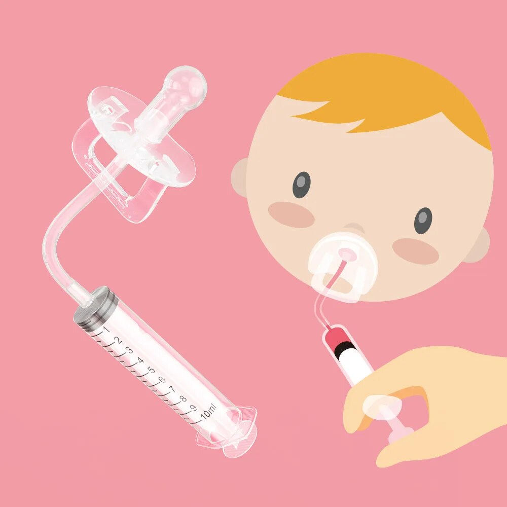 Baby Pacifier Medicine Dispenser Kit, Oral Feeding Syringe | Inspire Uplift