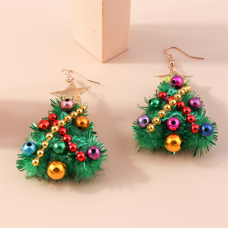 Merry Christmas Drop Earrings, New Fashion Mix Styles, Santa, Deer, Christmas Tree Dangle Earrings for Women