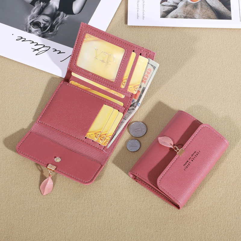 Trifold Clutch Coin Purse Minimalist Credit Card Wallet | Inspire Uplift