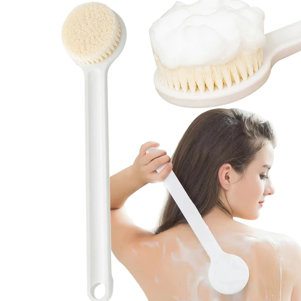 Long Handle Back Brush Soft Bristles Body Exfoliating Bath | Inspire Uplift