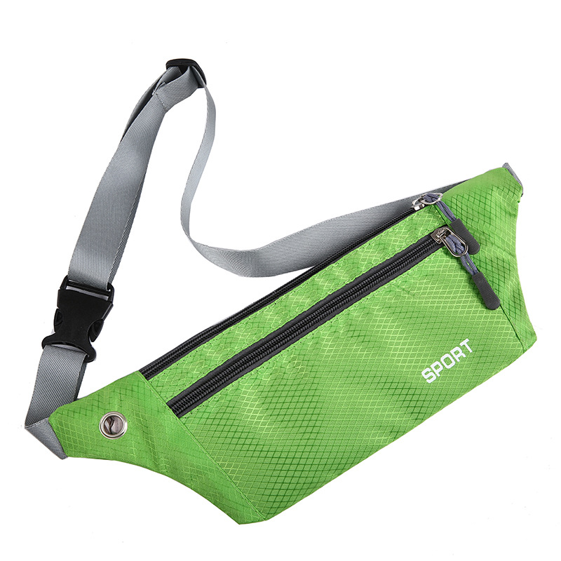 Nylon Chest Pack for Women Phone Bags Pocket, Casual Men Waist Bag, Running Belt Sports Bag, Multifunction Travel Chest