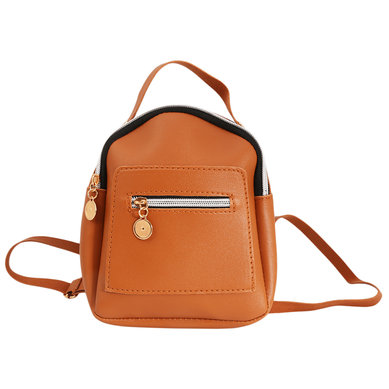 Mini Soft Touch Leather Small Backpack, Forever Young Designer Women Backpack, Female Fashion Ladies Bagpack Satchel