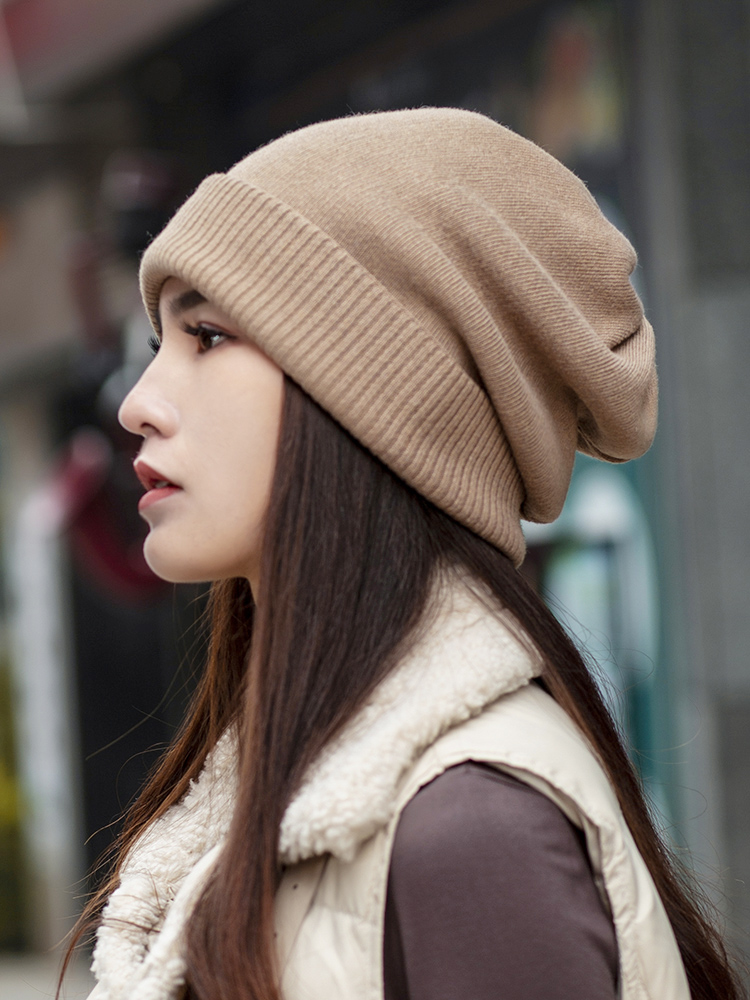 solid real cashmere beanies winter hat for woman acrylic hat woman Autumn Warm skullies for man Wholesales