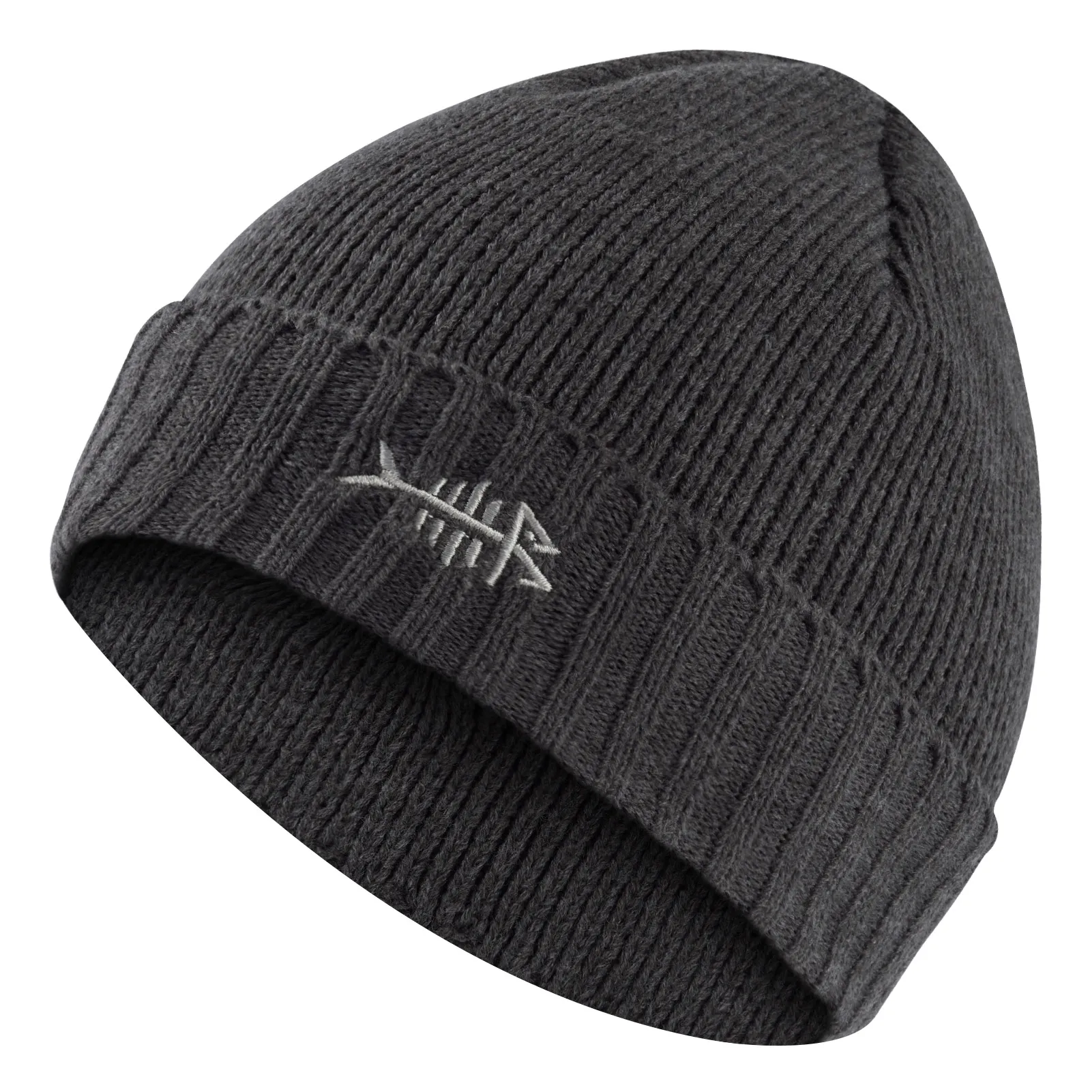 Winter Beanie Hats with Fleece Lining Thick Warm for Men Women Stretchy Fit Unisex Cuffed Knit Hat