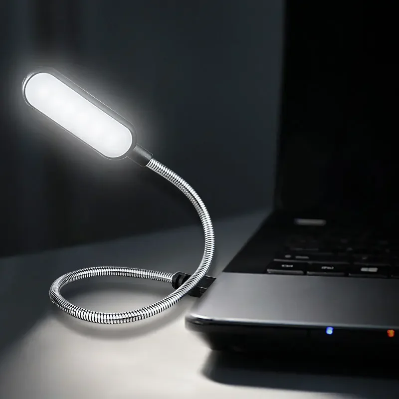 Portable USB LED Mini Book Light for Laptop, PC, Power Bank | Inspire ...