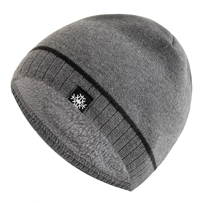 Outdoor Men Warm Ski Beanie Cap, Hot Sale Winter Hats, Casual Snow Label Decor, Winter Luxury Knitted Hats