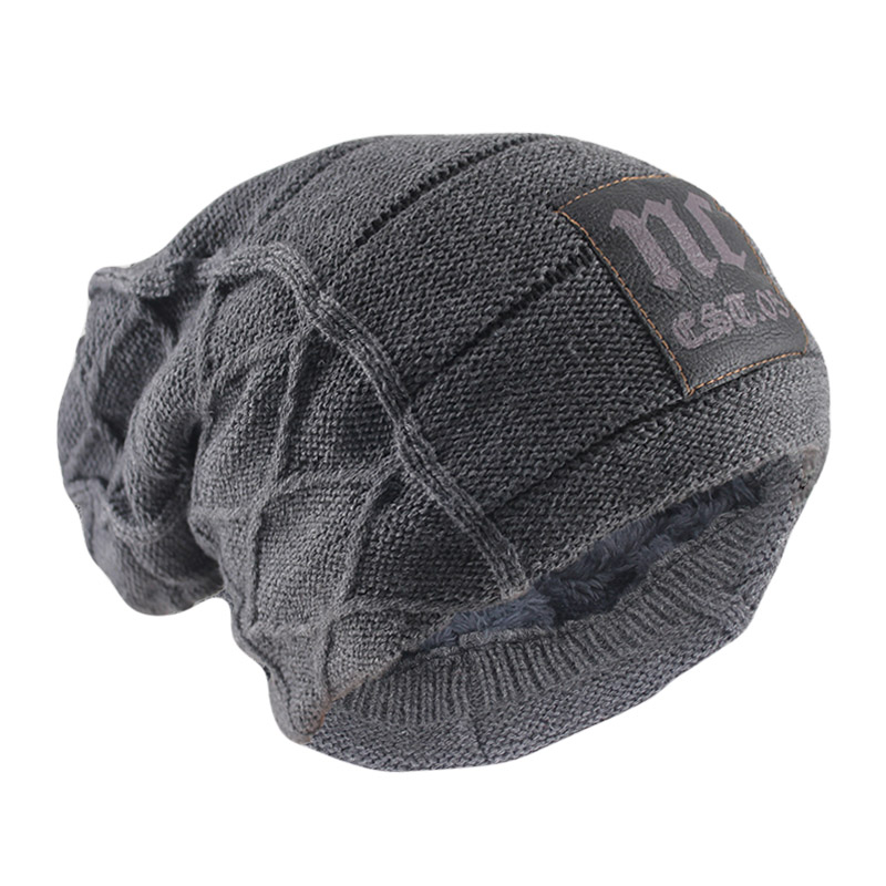 Winter Warm Beanies for Adults, Fashion Knitted Skullies, Soft Wool Hat, Casual Outdoor Women Bone Cap