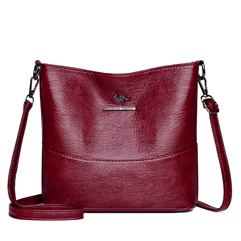 Designer Handbag for Women Soft PU Leather Crossbody Bag Casual Female Shoulder Bag