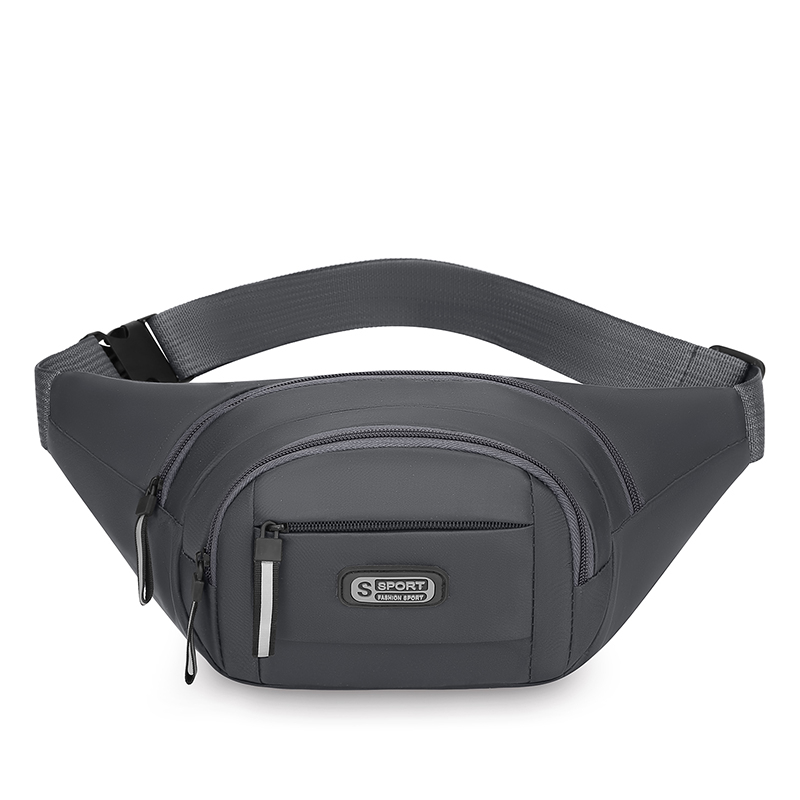 Portable Anti Theft Ultra Thin Men's Large Capacity Fitness Waist Pack for Sports Running Leisure