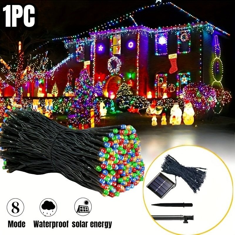 Solar String Lights LED, Starry Sky Lights for Outdoor Garden, Yard, Christmas, Halloween Decor